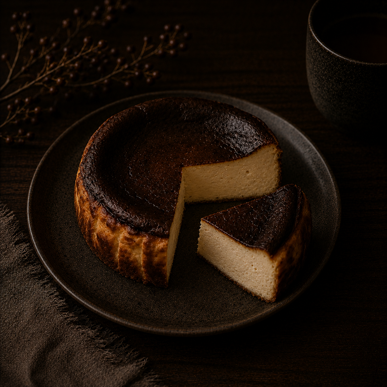 バスクチーズケーキ