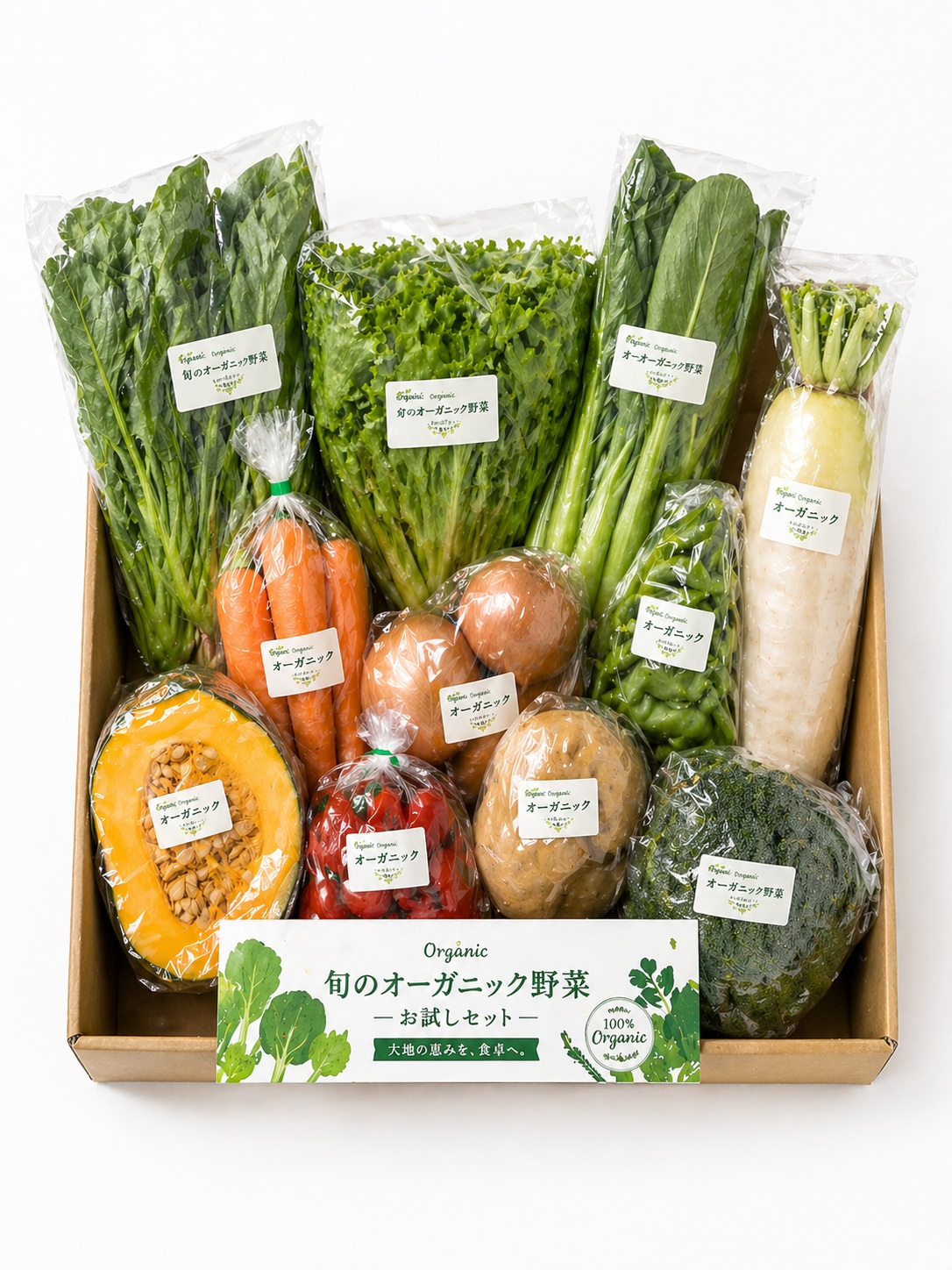 旬のオーガニック野菜お試しセット